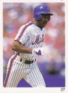 1992 Red Foley Stickers #27 Vince Coleman Front