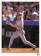 1992 Red Foley Stickers #33 Lenny Dykstra Front