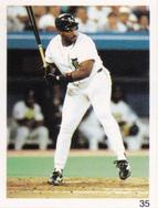 1992 Red Foley Stickers #35 Cecil Fielder Front