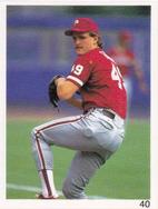 1992 Red Foley Stickers #40 Tommy Greene Front