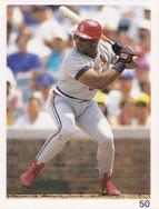 1992 Red Foley Stickers #50 Felix Jose Front
