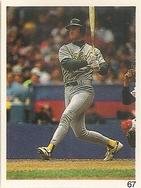 1992 Red Foley Stickers #67 Mark McGwire Front