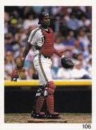 1992 Red Foley Stickers #106 Sandy Alomar Jr. Front