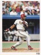 1992 Red Foley Stickers #119 Felix Jose Front