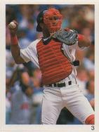 1993 Red Foley Stickers #3 Sandy Alomar Jr. Front