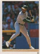 1993 Red Foley Stickers #6 Harold Baines Front