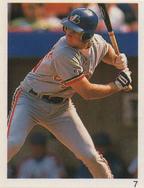1993 Red Foley Stickers #7 Bret Barberie Front