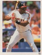 1993 Red Foley Stickers #10 Albert Belle Front