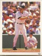 1993 Red Foley Stickers #13 Wade Boggs Front