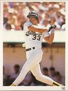 1993 Red Foley Stickers #16 Jose Canseco Front