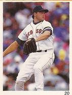 1993 Red Foley Stickers #20 Roger Clemens Front