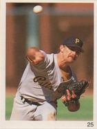 1993 Red Foley Stickers #25 Doug Drabek Front