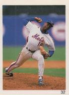 1993 Red Foley Stickers #32 Dwight Gooden Front