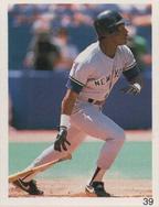 1993 Red Foley Stickers #39 Mel Hall Front