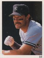 1993 Red Foley Stickers #59 Don Mattingly Front