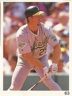 1993 Red Foley Stickers #63 Mark McGwire Front