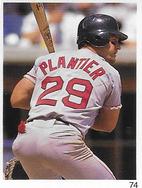1993 Red Foley Stickers #74 Phil Plantier Front