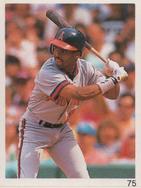 1993 Red Foley Stickers #75 Luis Polonia Front