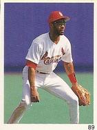 1993 Red Foley Stickers #89 Ozzie Smith Front
