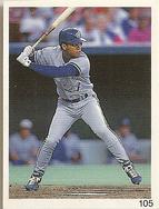 1993 Red Foley Stickers #105 Roberto Alomar Front