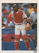 1993 Red Foley Stickers #106 Sandy Alomar Jr. Front