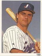 1993 Red Foley Stickers #130 Larry Walker Front