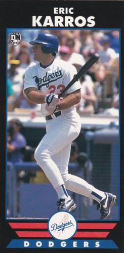 1993 Diamond Marks Bookmarkers #NNO Eric Karros Front