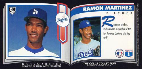 1993 Diamond Marks Bookmarkers #NNO Ramon Martinez Back