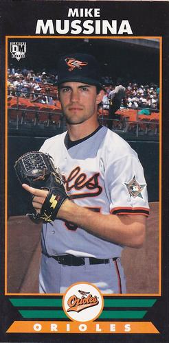 1993 Diamond Marks Bookmarkers #NNO Mike Mussina Front