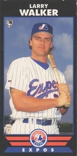 1993 Diamond Marks Bookmarkers #NNO Larry Walker Front