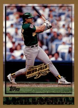 1998 Topps - Inaugural Devil Rays #110 Jose Canseco Front