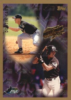 1998 Topps - Inaugural Devil Rays #500 Dustin Carr / Luis Cruz  Front