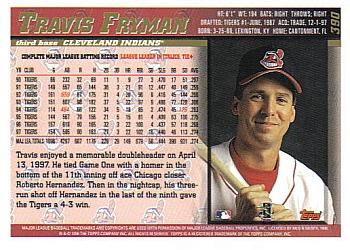 1998 Topps - Inaugural Diamondbacks #390 Travis Fryman Back