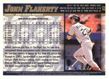 1998 Topps - Inaugural Diamondbacks #62 John Flaherty Back