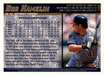 1998 Topps - Inaugural Diamondbacks #195 Bob Hamelin Back