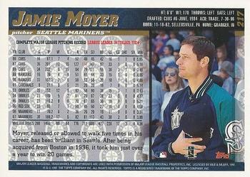 1998 Topps - Inaugural Diamondbacks #217 Jamie Moyer Back