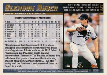 1998 Topps - Inaugural Diamondbacks #231 Glendon Rusch Back