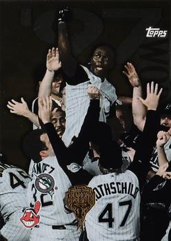 1998 Topps - Inaugural Diamondbacks #283 Marlins Win World Series Front