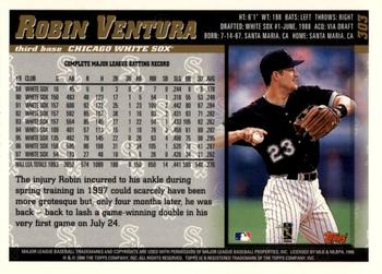 1998 Topps - Inaugural Diamondbacks #303 Robin Ventura Back
