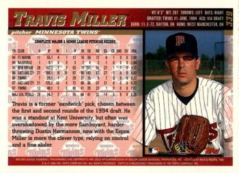 1998 Topps - Inaugural Diamondbacks #339 Travis Miller Back