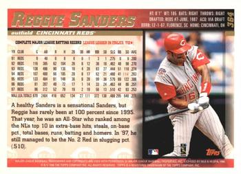 1998 Topps - Inaugural Diamondbacks #364 Reggie Sanders Back