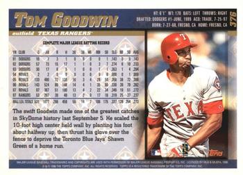 1998 Topps - Inaugural Diamondbacks #376 Tom Goodwin Back