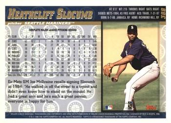 1998 Topps - Inaugural Diamondbacks #388 Heathcliff Slocumb Back
