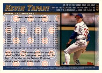 1998 Topps - Inaugural Diamondbacks #453 Kevin Tapani Back