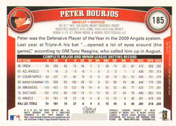 2011 Topps #185 Peter Bourjos Back