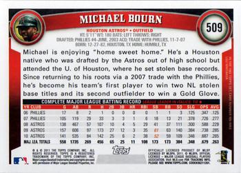 2011 Topps #509 Michael Bourn Back