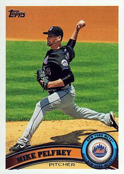 2011 Topps #542 Mike Pelfrey Front