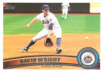 2011 Topps #15 David Wright Front