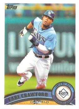 2011 Topps #25 Carl Crawford Front