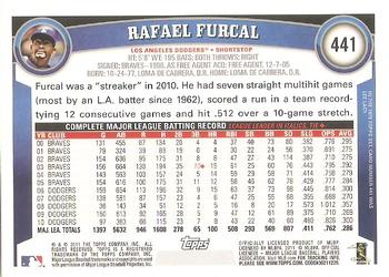 2011 Topps #441 Rafael Furcal Back